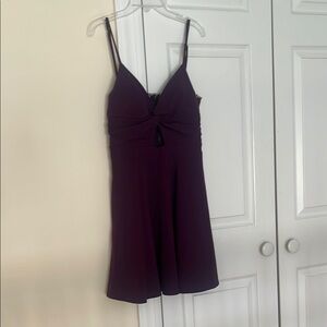 City Studio Purple Lace Dress